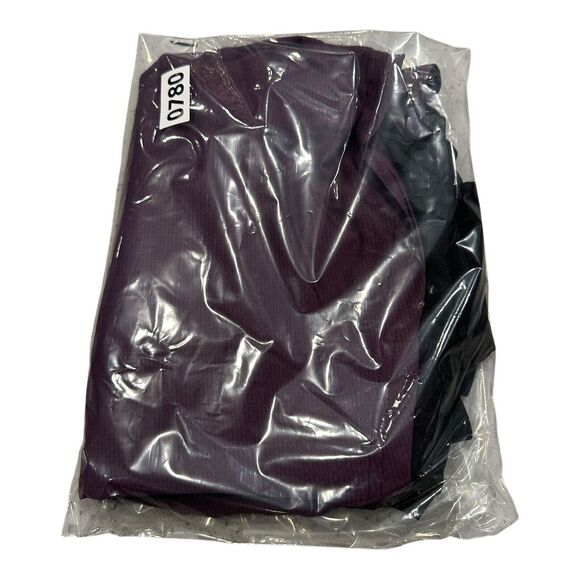 Mens Youngla 2 In 1‎ Compression Tights And Shorts Black Purple Size Medium Run - Picture 12 of 12